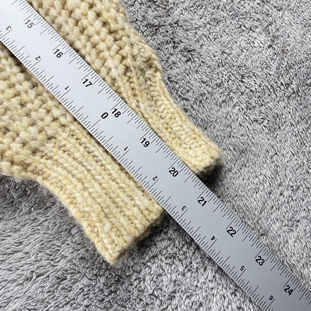 A New Day Cable Knit Pullover Sweater Womens Small Beige Long Sleeve - Picture 8 of 15